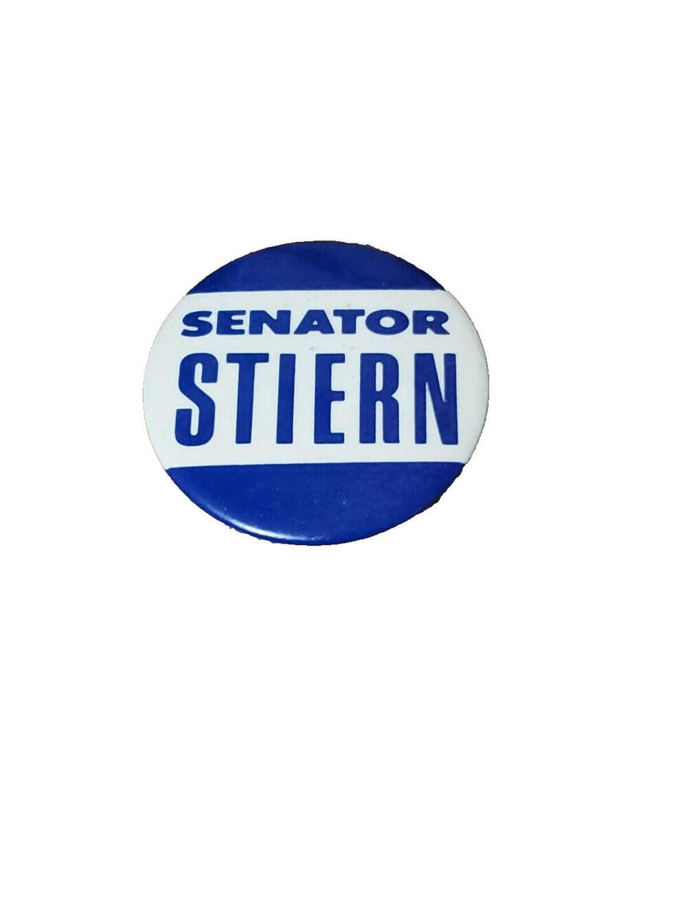 Senator Walter W Stiern Dem Poltical Pinback CA State Senate Kern County 74-86